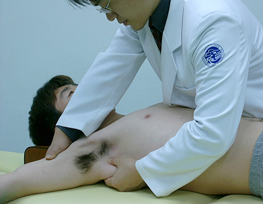 광배근과 대원근 촉진